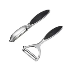 2-Pack Stainless Steel Vegetable & Fruit Peeler – Non-Slip Handle Potato Peeler