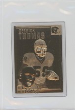 1999-2001 Danbury Mint 22K Gold Legends Derrick Thomas #60 HOF 0a2