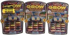 Toys, Magic Grow Capsules 1 Pack, 12 Units Sea Creatures, Zoo  Farm Animals,