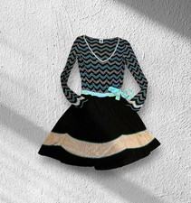 Abito geometrico Missoni blu