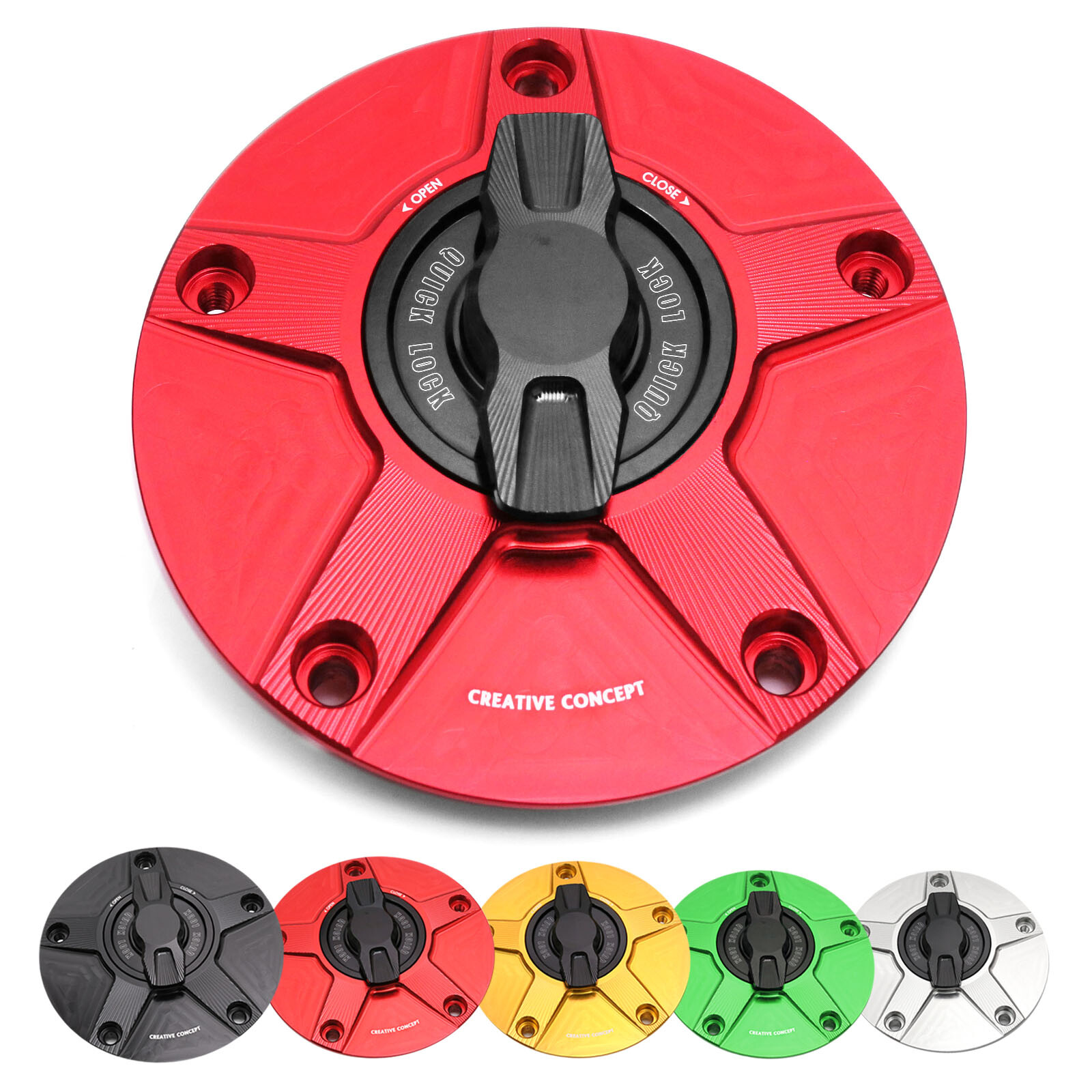Red CNC NIMBLE Motorcycle Fuel Caps For Z900RS 18 19 eBay