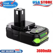 P102 Replace For RYOBI P190 18V Compact Lithium Battery P107 P104 P108 One Plus
