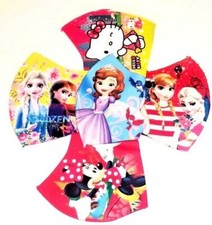 4 pack Frozen girls Sofia FACE COVER MASK Kid Child hello kitty cat HK minnie +
