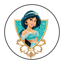 30 PRINCESS STICKERS ENVELOPE SEALS LABELS 1.5" ROUND CUSTOM MADE TAGS