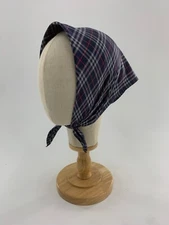 Vintage 90s Burberrys Check Handkerchief Bandana Pocket Square Wrap Neckerchief