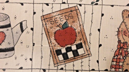 Yellow Gold Linda Stubbs Peace Creek Country Folk Cotton Quilt Fabric .8 Yard - Picture 6 of 6