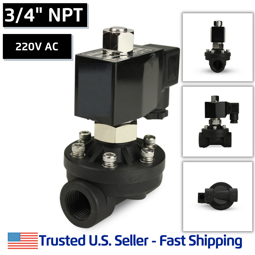 AC 220V Electric Solenoid Valve Magnetic N/C Water... - Vicedeal
