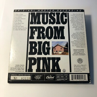 Music from Big Pink by The Band - CD, Hybrid SACD, Ultradisc
