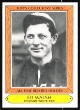 1985 Topps Woolworth All-Time Record Holders Ed Walsh #35 Card