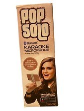 Tzumi 4956-RG PopSolo Bluetooth Karaoke Microphone and Speaker Rose Gold