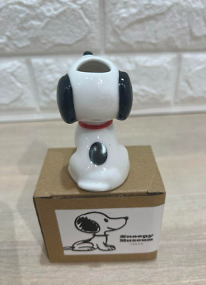 すぬーぴー様 Snoopy Flower Vase Snoopy Museum Tokyo Limited 7cm / 5.5in 50's