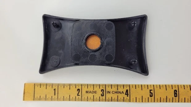 1972 年沃尔沃 145 方向盘中心徽章黑色原始设备制造商 — 第 3/3 张图片