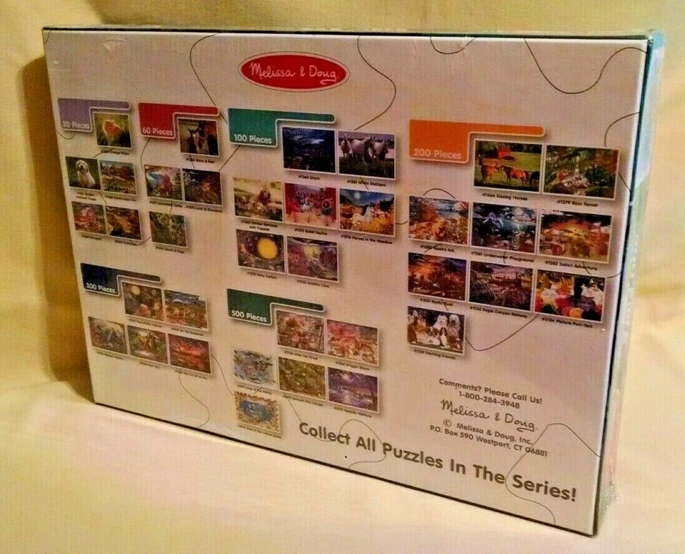 WORLD MAP PUZZLE NEW MELISSA & DOUG 500 PC 3171 SEALED 19 X 27 MAP OF THE WORLD. - Image 2 of 4