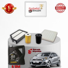 KIT TAGLIANDO FILTRI E OLIO KIA RIO III 1.4 CRDi 66KW 90CV DAL 2015 ->
