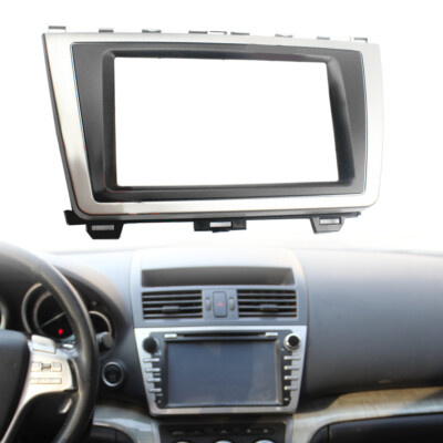 Car Stereo Radio Fascia Panel Trim Double 2 Din Frame For Mazda 6 2009-2013