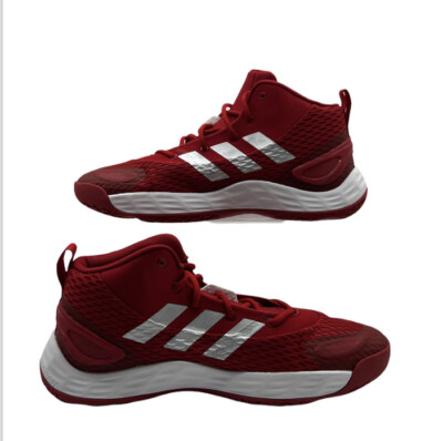 ADIDAS MENS SIZE 14 NIB EXHIBIT A SM RED SAMPLE MID BASKETBALL SHOES GW7934 Adidas Exhibit A SM Red Sample Mid Basketball Shoes GW7934  main image 2