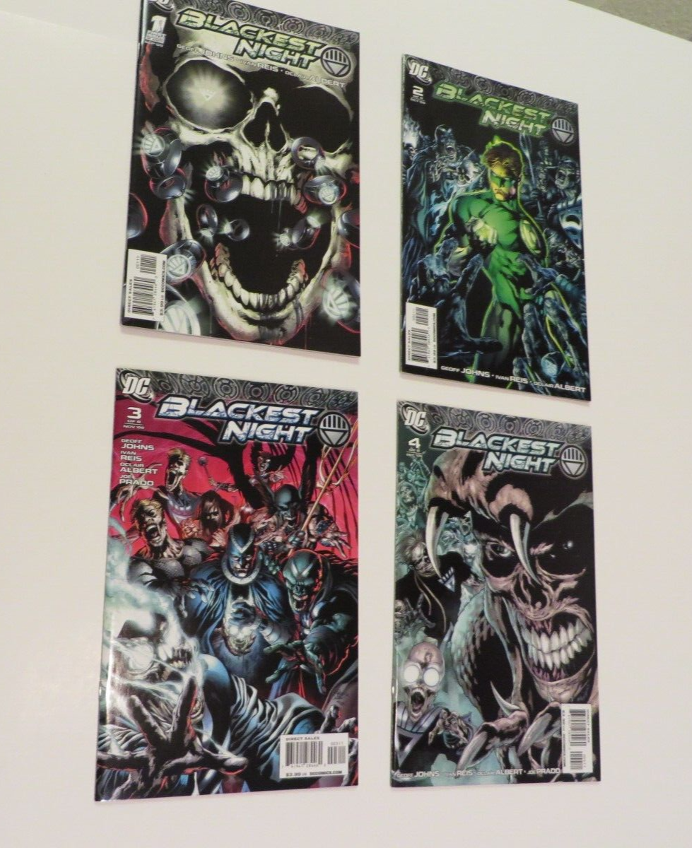 Blackest Night #1-8 (DC 2009) Complete Full Run VF/NM | eBay