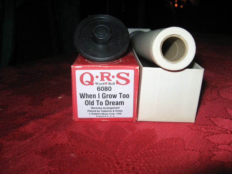 When I Grow Too Old To Dream - QRS Player Piano Roll #6080: Hear It Play!