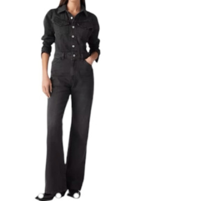 Levi's Strauss Premium WESTERN JUMPSUIT, Color Travel Suit Black, Size 25, NWT