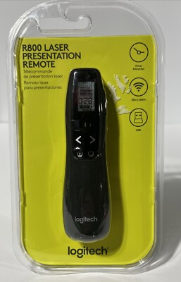 Authentic Logitech R800 Professional Presentation Remote (910-001350) Brand New