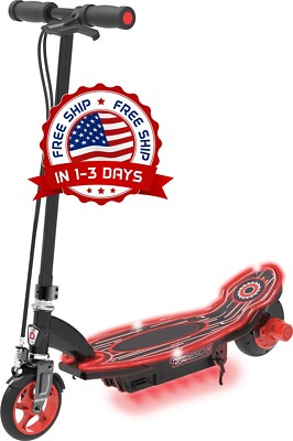 Scooter Patineta Electrica Transporte Ecologico Con Luces LED Velocidad De  10mph