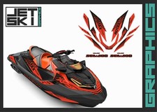SEADOO RXT 300 for 2019 decals stickers set graphics kit vinyl jet ski lava red