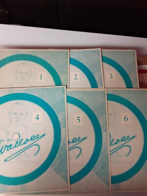 RARE Vintage WALLACE Ladies Reducing Program Record set from 1942 Complete Box