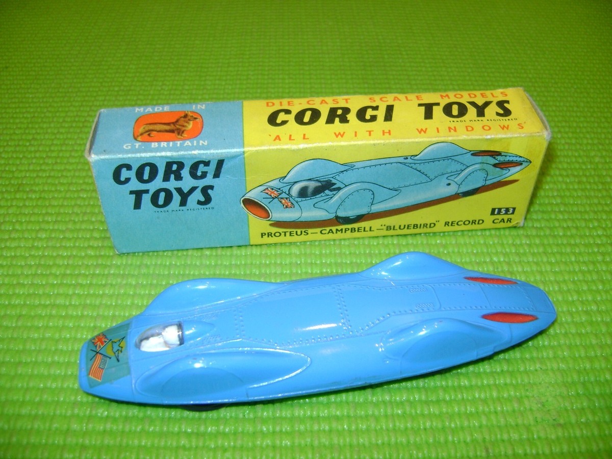 Corgi 1/43 - Proteus Campbell Bluebird Record Car N°153 - Miniature Voiture Record