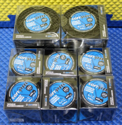 Okuma Soft Steel Tatakai Fluorocarbon 600 YD Clear TF-600- CHOOSE LINE WEIGHT