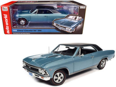 ertl 1/18 シェベルss マリブ　396 中古 1969 CHEVROLET CHEVELLE SS 396 AZURE TURQUOISE 