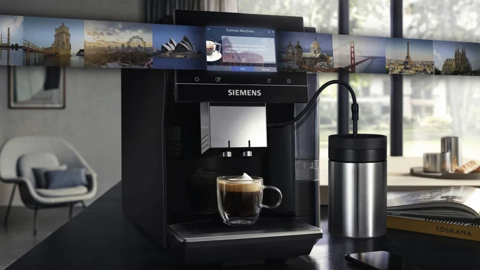 Siemens TP713D09 Schwarz Kaffeevollautomat, 19 bar Pumpendruck, TOP-DEAL! NEU - Bild 4 von 4