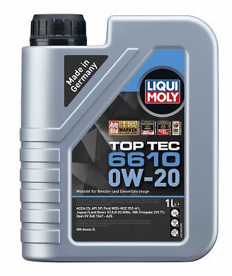 LIQUI MOLY LM Top Tec 6610 0W-20 21660 1 l Kanister Kunststoff