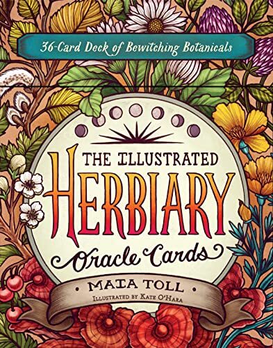 The Illustrated Herbiary Oracle Cards by Maia Toll