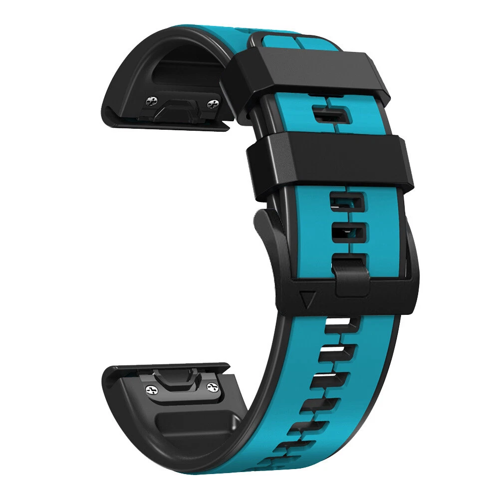 Quick Fit Silicone Watch Band Strap for Garmin Fenix 7 6X 6 Pro