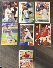 (6)Melvin Mora 2005 Venezuelan Cards and (1) Sticker Poder Latino en La MLB.