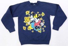 Rare Vintage MICKEY  S STUFF Mickey Minnie Mouse Floral Sweatshirt 90s Youth OSFM