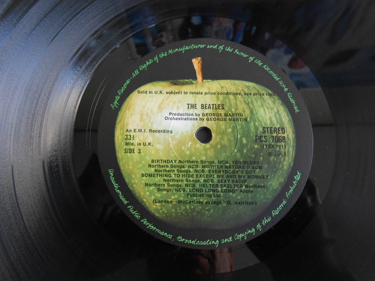 BEATLES - WHITE ALBUM - UK - STEREO - COMPLETE - TOP - EMI