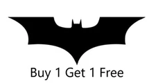 ~*~ The DARK KNIGHT Batman Logo Vinyl Sticker Decal Buy 1 Get 1 Free DC