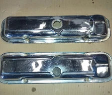 65,66, Pontiac, GTO, Tempest V-8, OEM chrome valve covers.