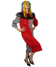 Circus Clown Costume Halloween Costume Naughty Harlequin Uniform Jumpsuit HC-703