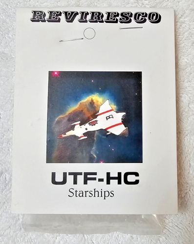 VTG Reviresco Sci-Fi Metal Starship Miniatures Lot of 20 UTF FLEET Spaceship NOS - Picture 6 of 11