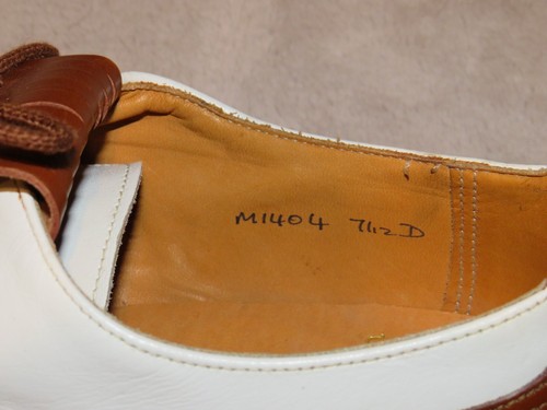 Polo Ralph Lauren x Crockett & Jones Bench Made Spectator Golf Shoes 7.5D NWOB - Picture 12 of 13
