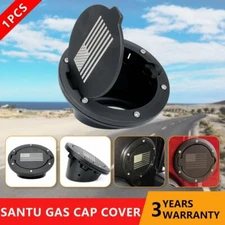 Fuel Filler Door Cover Gas Tank Cap 2/4 Door For Jeep Wrangler JK Black USA Flag