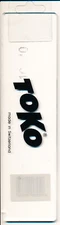 vintage Toko plexi blade wax scraper - clear - ski snowboard - 9"