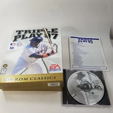 Triple Play 1997 Big Box PC Game By Electronic Arts, EA Sports MLB