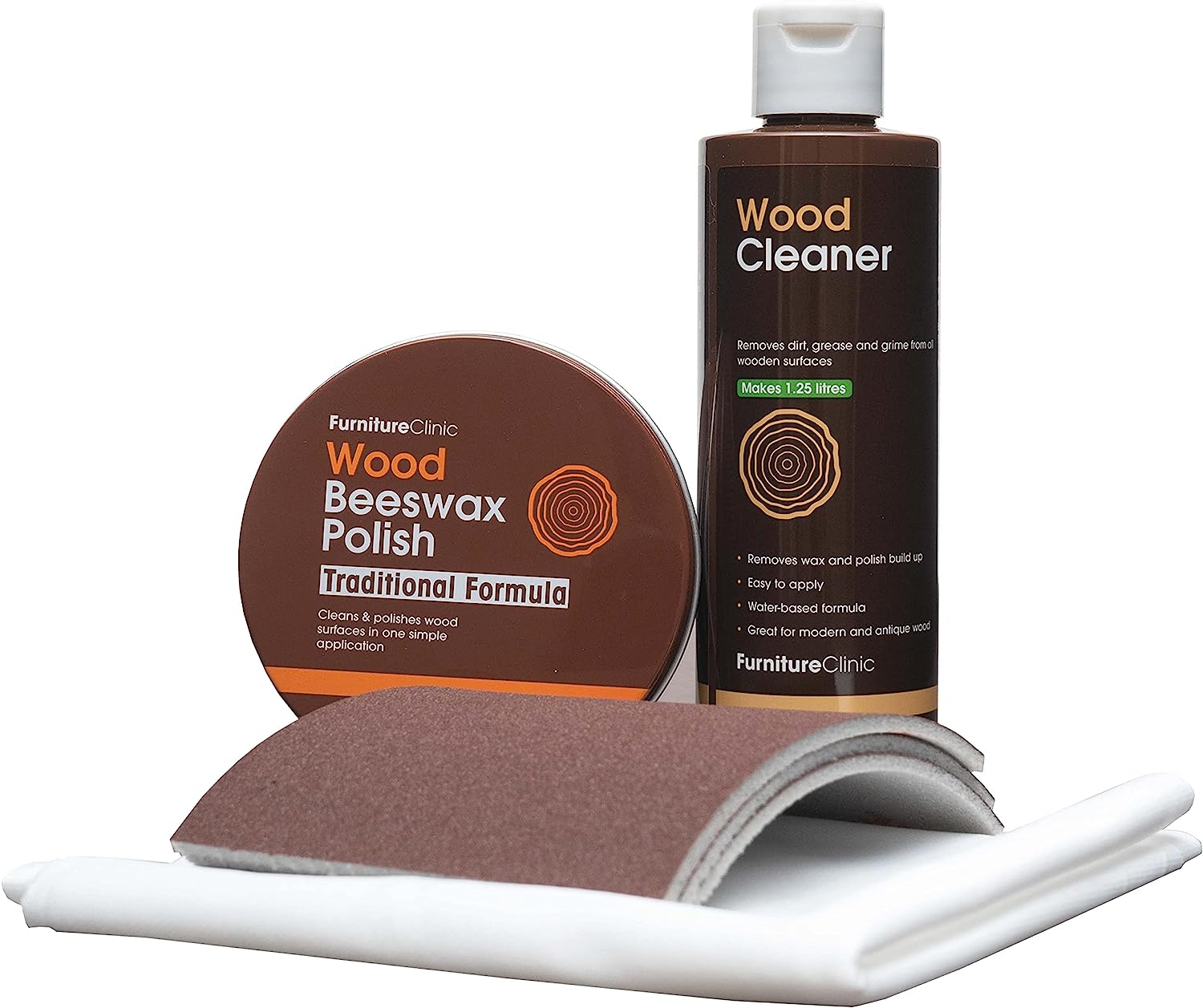 200ml Furniture Clinic Beeswax Polish Wood & Furniture Restore Protect