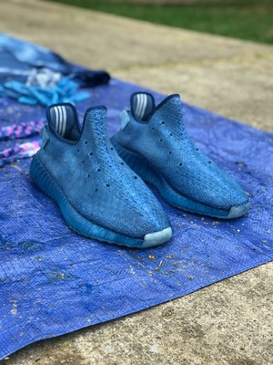 dyed yeezys