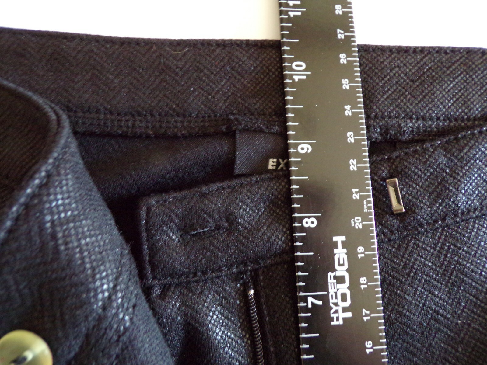 EXPRESS Bottoms Pants Chevron Pattern Dressy Blac… - image 3