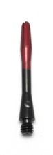 4 sets 12 shafts Red/Black Short Dart Shafts  O'rings - includes tracking