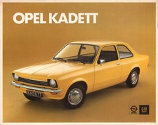 Catalogue prospekt brochure Opel Kadett C 1974 BE Fr - Belge en français